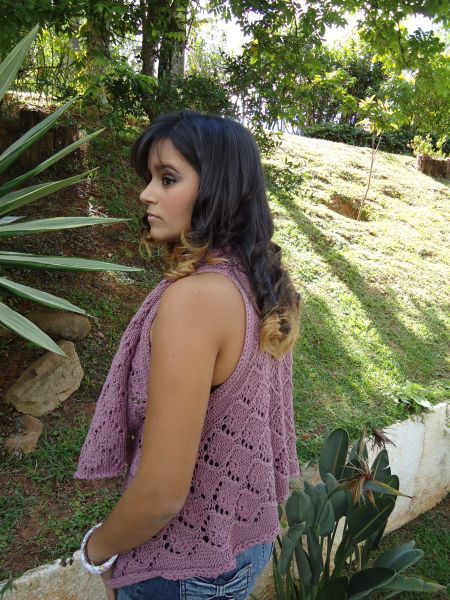 COLETE TRICO RENDADO REF 110